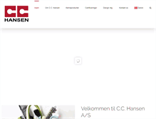 Tablet Screenshot of cchansen.com